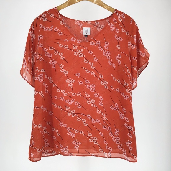 Cabi Clothing Split Sleeve Top, #5712, Medium - Picture 10 of 16